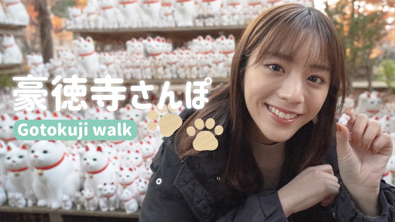 【Vlog】豪徳寺で猫探しさんぽ