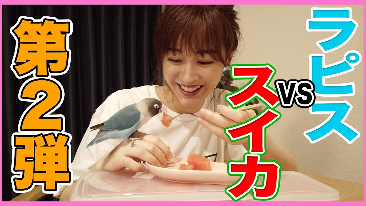 【実食！】ラピス 初めてのスイカの味にタジタジ！　恵理那とラピスの部屋#9