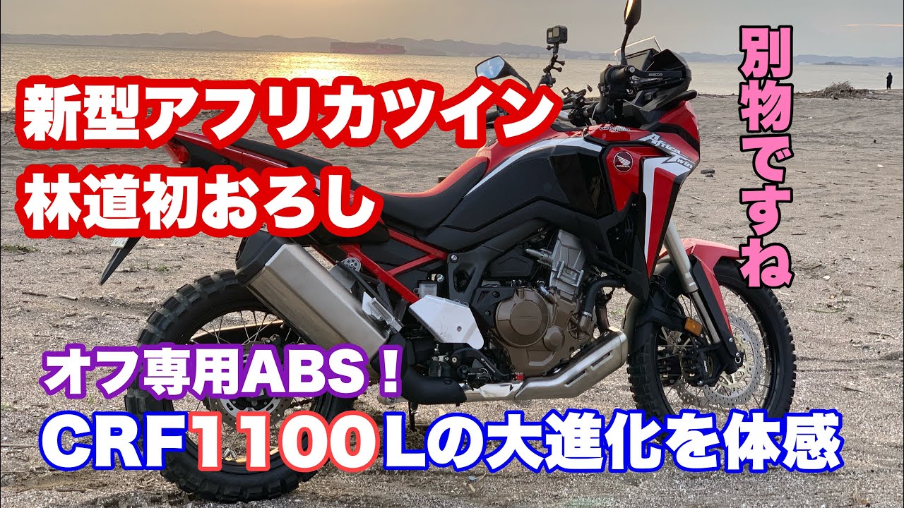 新型アフリカツイン CRF1100L ZETAカスタムで、林道初おろし  withラリースト三橋淳