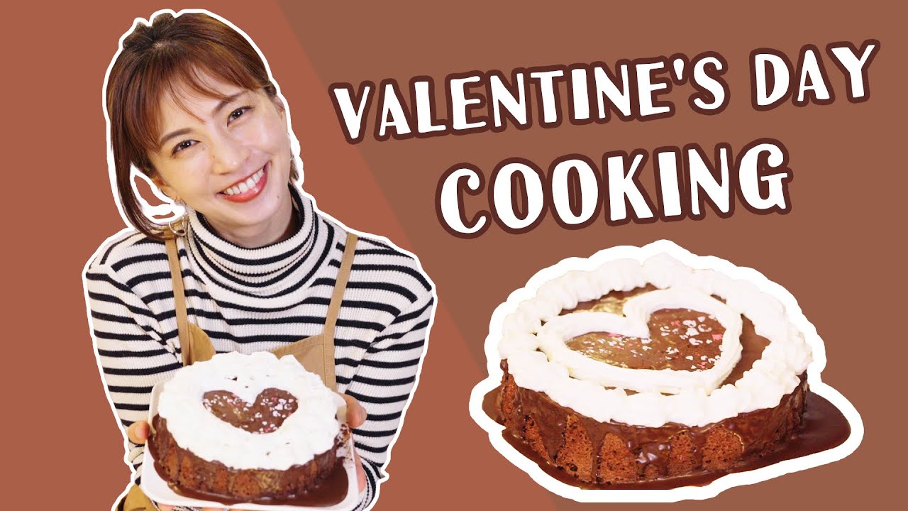 【バレンタイン】5分でできる!?チョコレートケーキを作りました♡【料理】