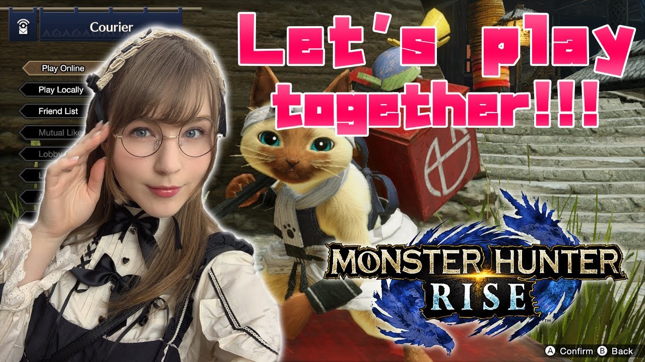 Monster Hunter Rise Live-Streaming　[Gaming]   English　(12:30~14:30)