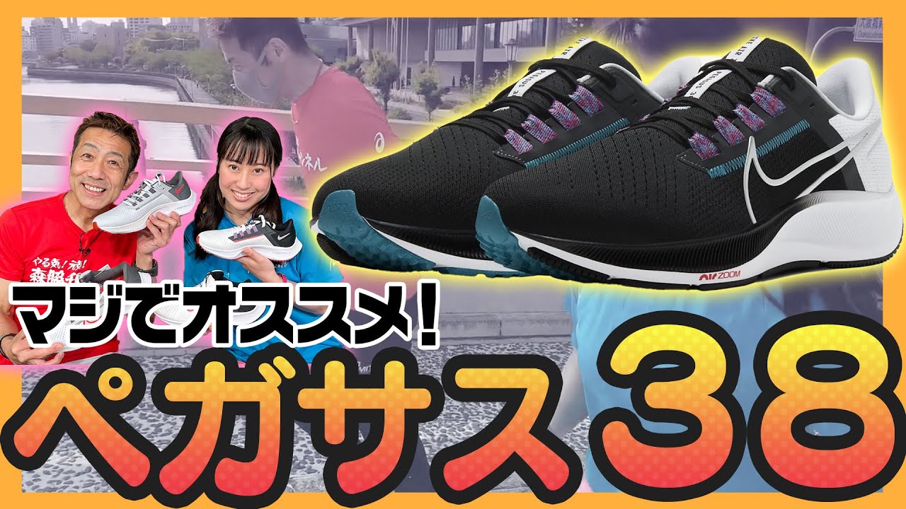 【NIKEペガサス38】実走して分かった日本一売れているシューズの実力！買って間違いなしの一足です！