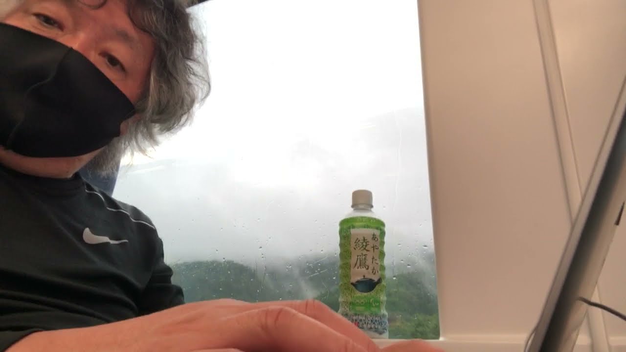 河口湖駅から八王子駅まで車窓の景色とともにひたすら仕事をする動画