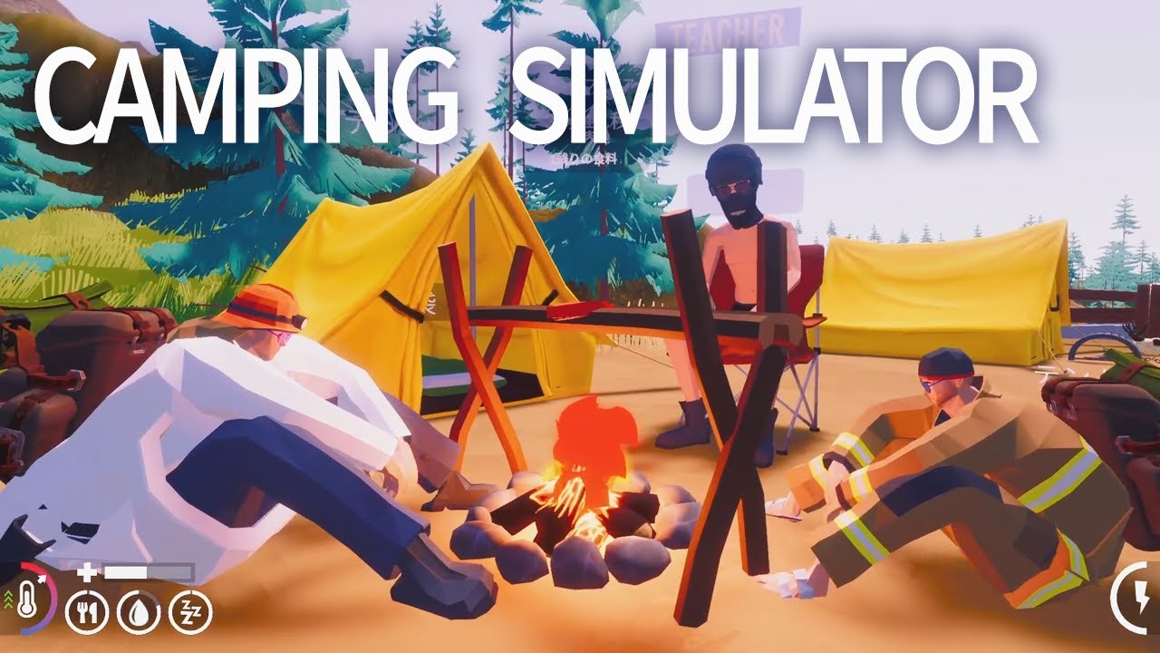 #1 本格キャンプで大喧嘩しました【Camping Simulator: The Squad】