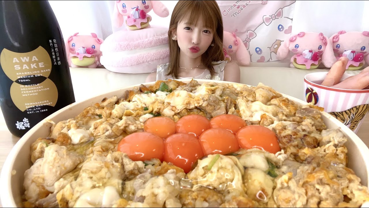 【大食い】親子丼【もえあず】