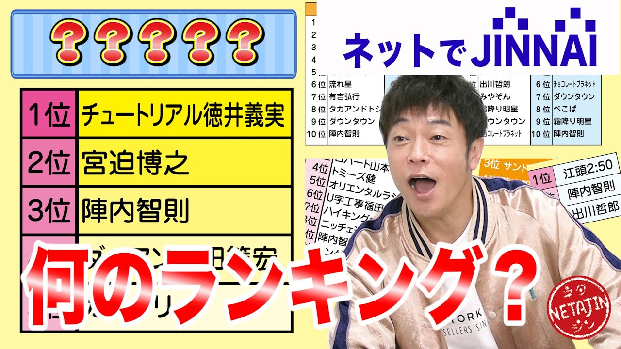 【ネットでJINNAI】SNSで話題のランキングを徹底調査！世間は陣内をどう見ているのか？