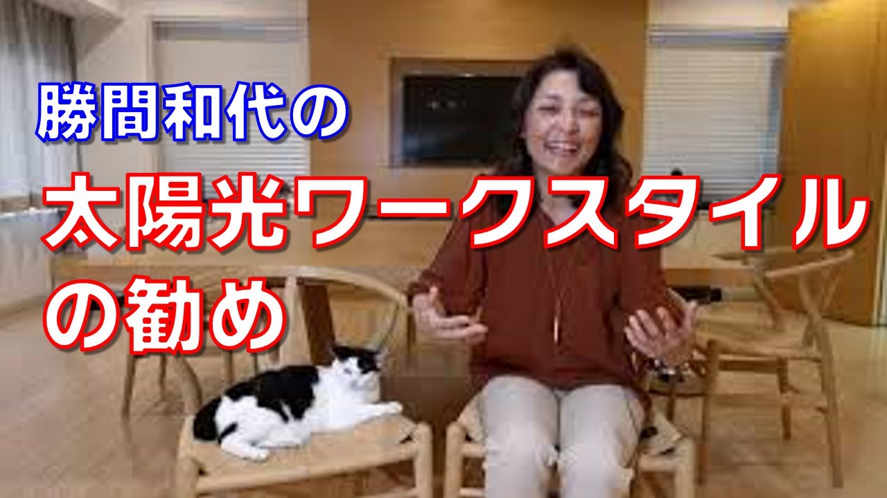 太陽光ワークスタイルの勧め。陽の光が出ているときだけ仕事をして、生物としてのサイクルに仕事の時間を合わせると、パフォーマンスが激増します。