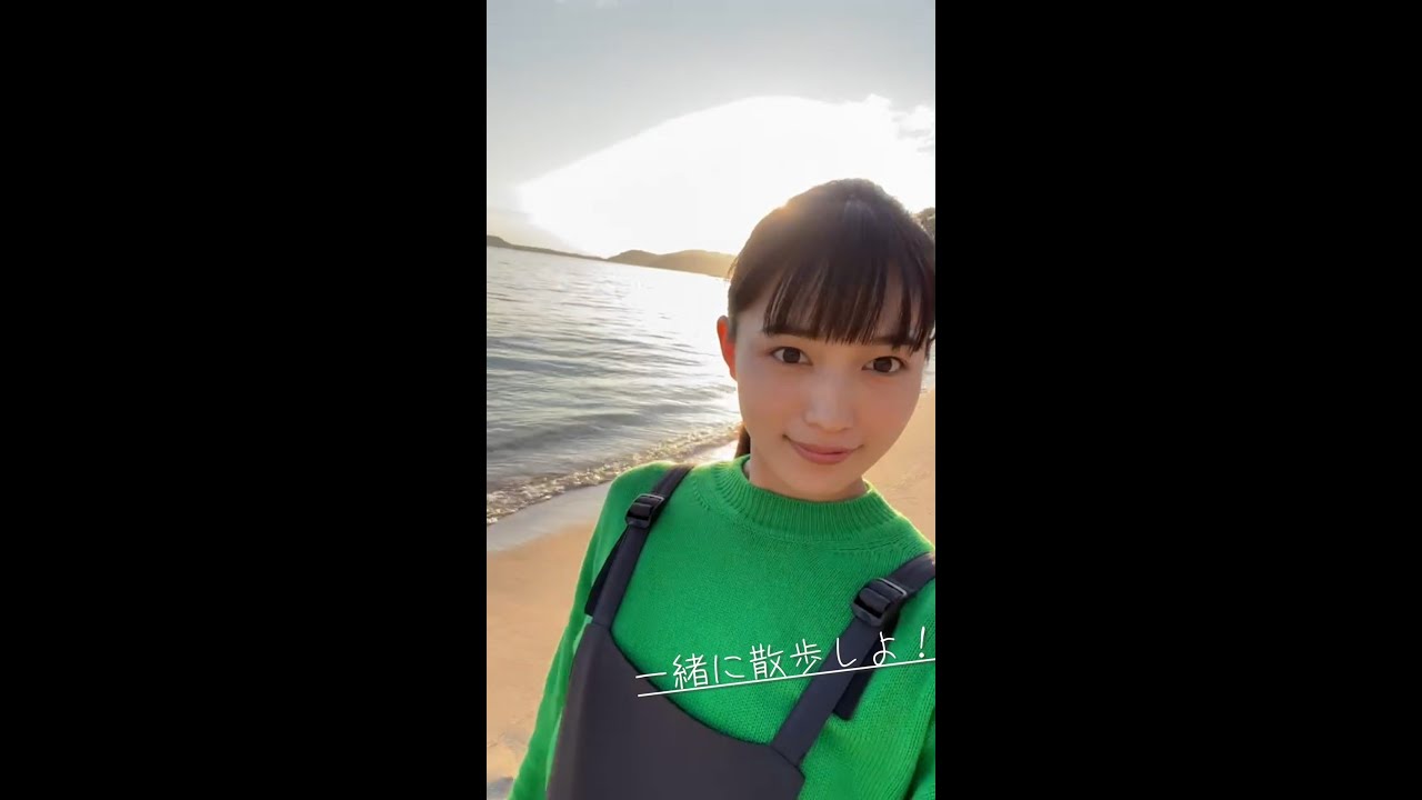 春奈と散歩〜五島の浜辺〜　#Shorts