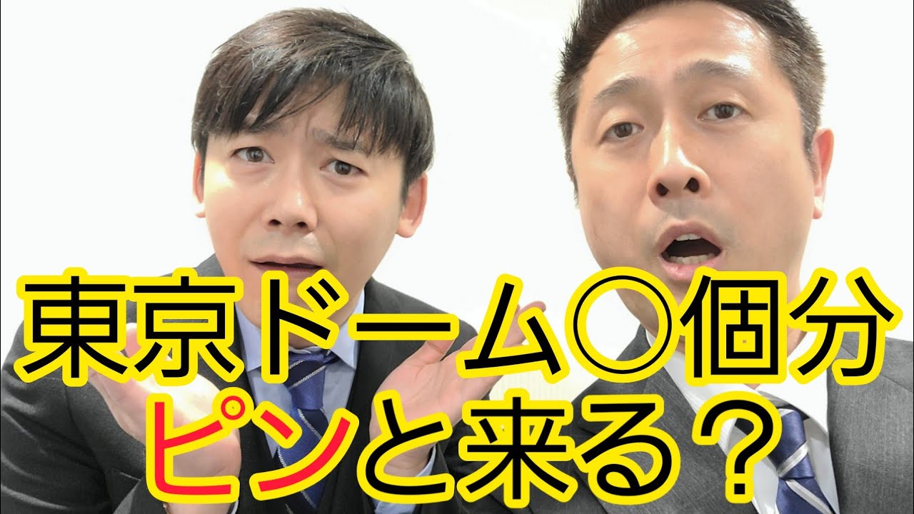 【雑談】『東京ドーム◯個分』ピンとくる人おんの？