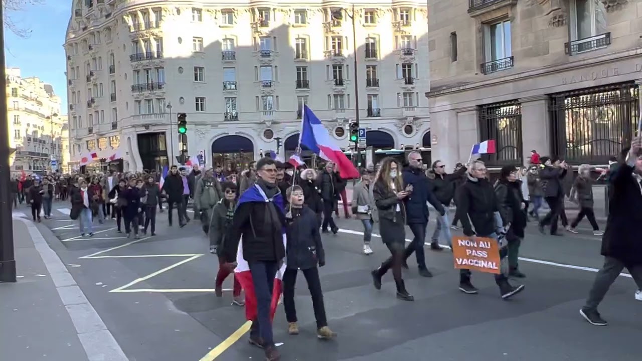 La manifestation paris 2022/02/12