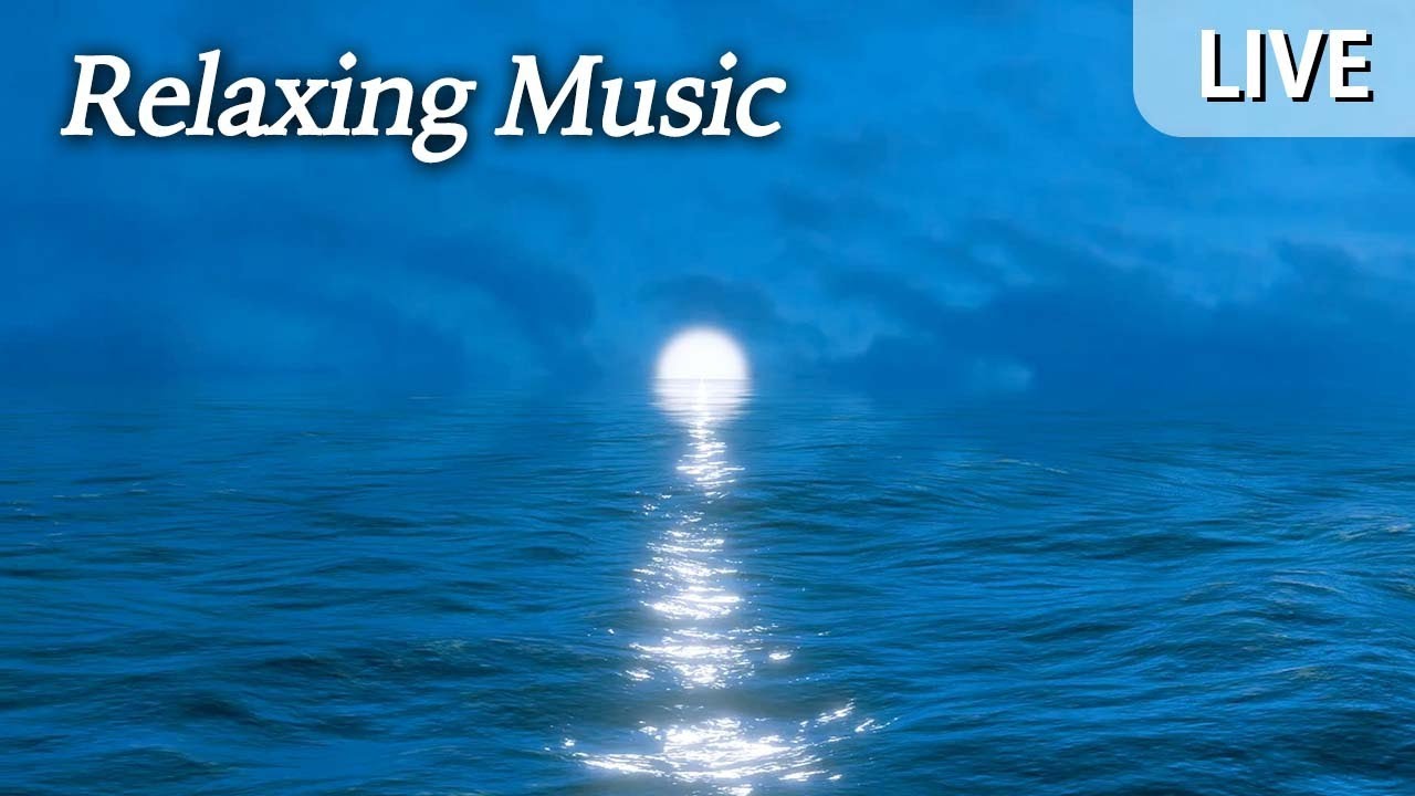 【睡眠導入・作業用・リラックス・癒し】超熟睡音楽　眠れない夜のための波の音 “ sound of waves ” Relaxing Music, Sleep Music, Healing Music