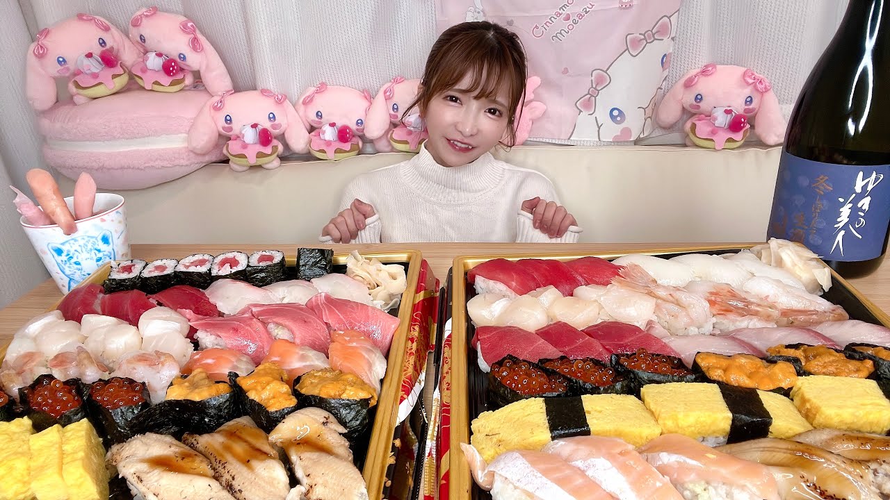 【大食い】おすし鮨お寿司sushi【もえあず】