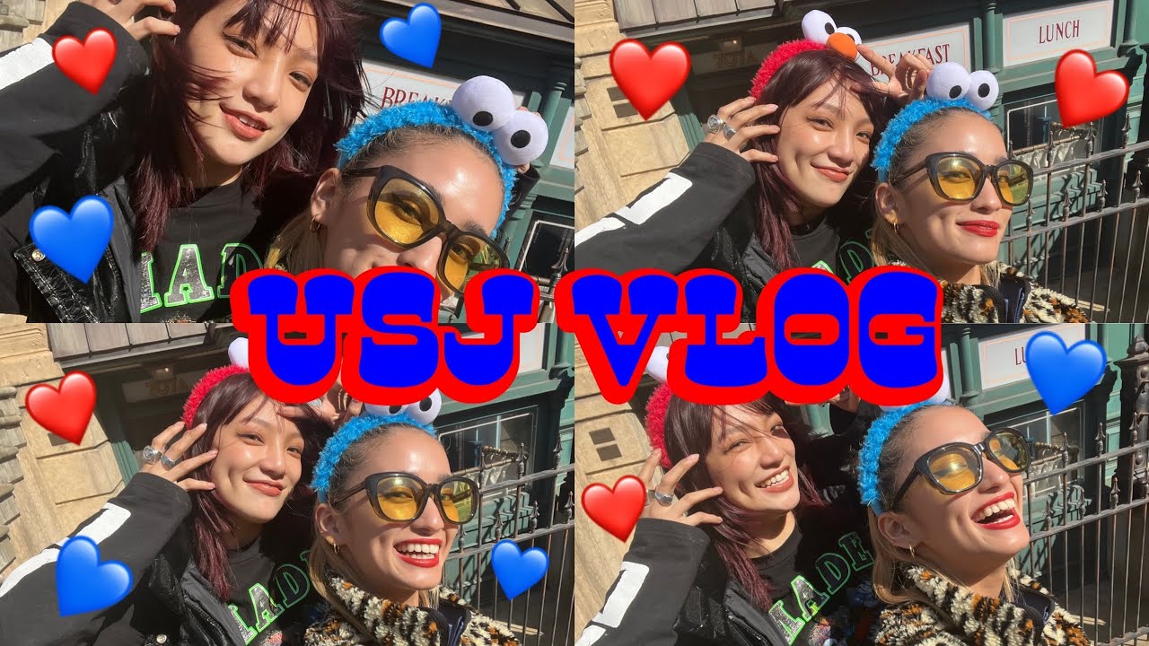 ショーが中断したハプニングがあっても色々楽しかったUSJ VLOG❤️💙