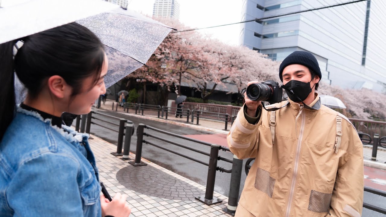 女優さんにいきなり写真を撮らせてもらいました