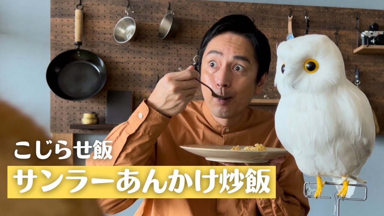 こじらせ飯「サンラーあんかけ炒飯」