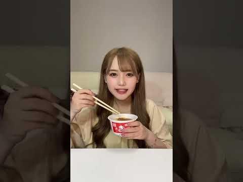 きつねうどん食べる動画 #Shorts