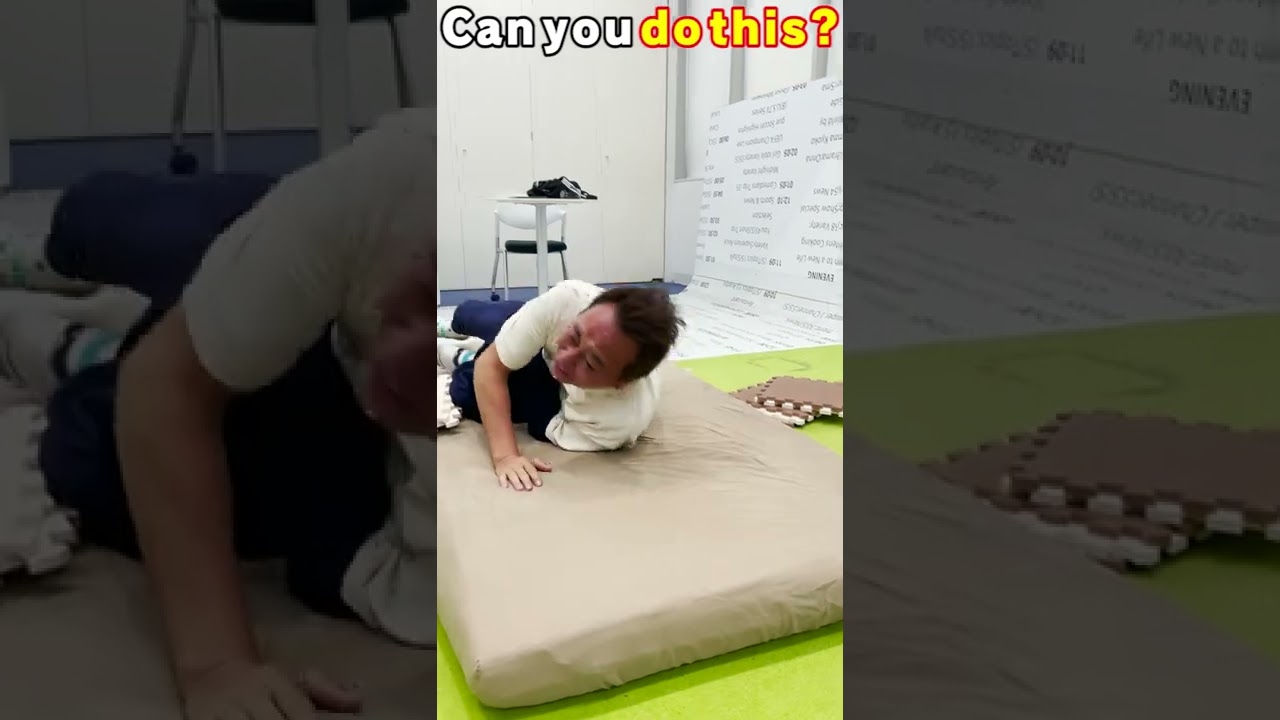 【FUNNY VIDEO①】Can you do it?  これできるかな？ #Shorts