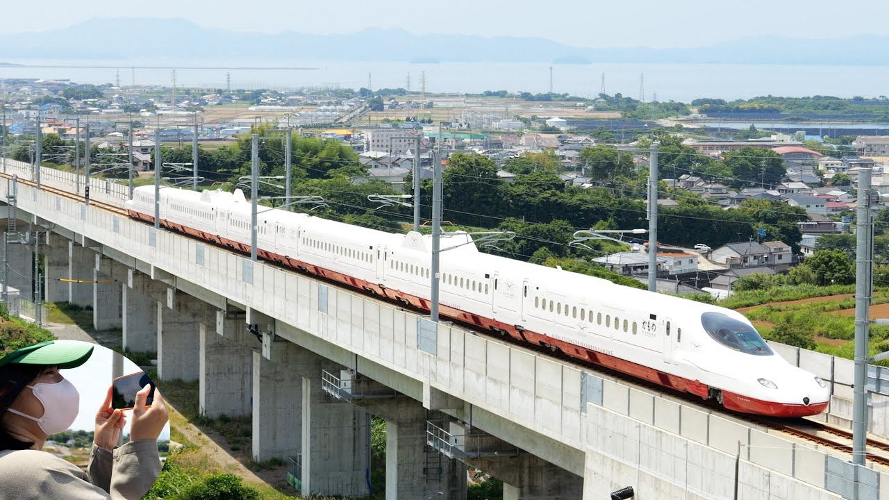 西九州新幹線の試験走行を見てきた