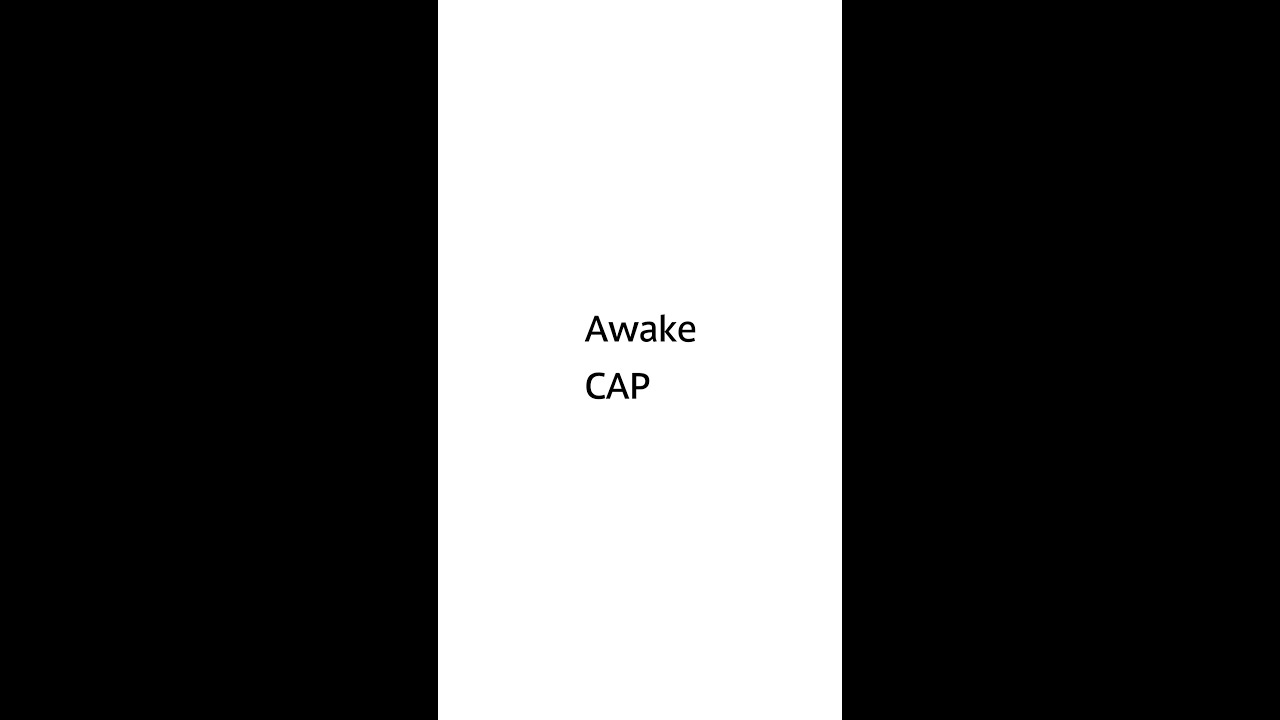 Awake キャップを紹介［Introducing Awake CAP］#Awake