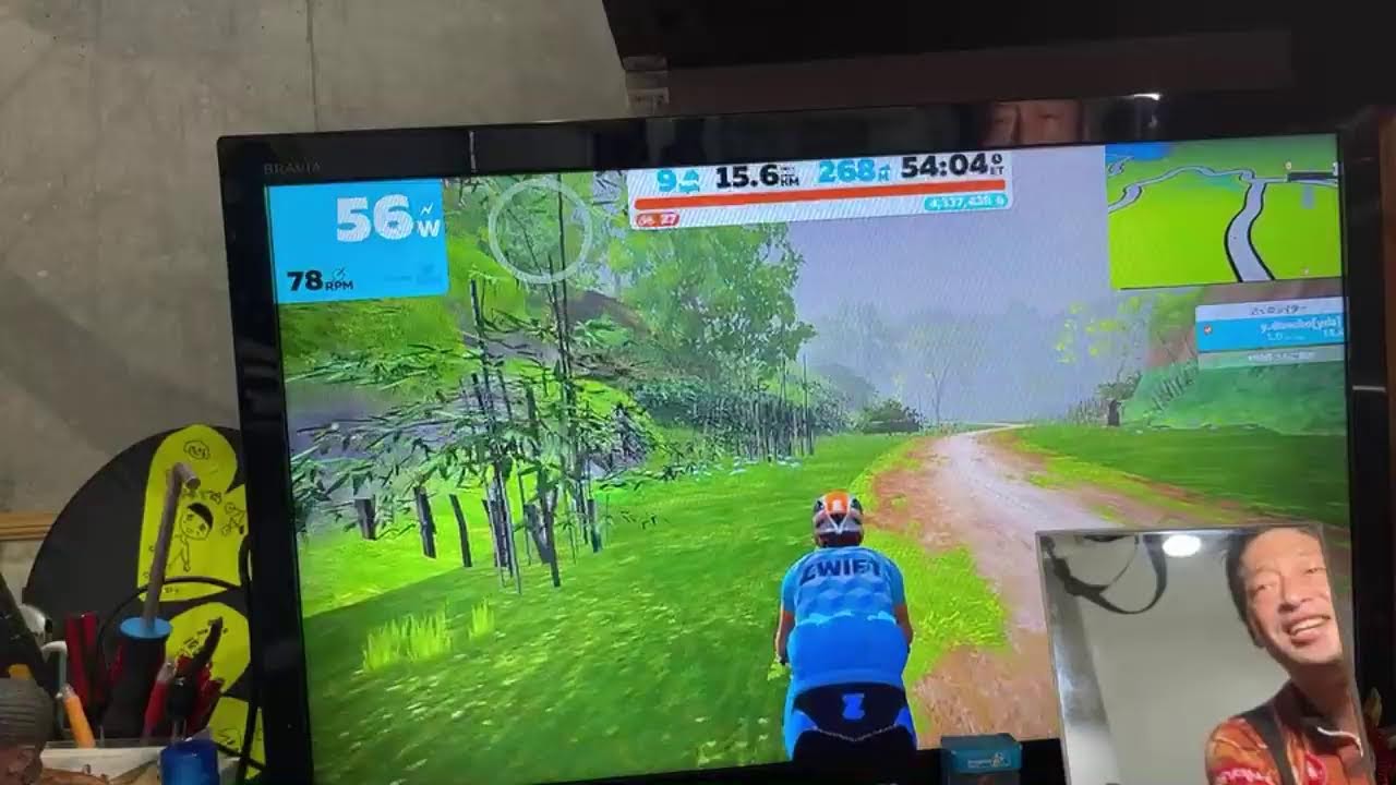 夜中もzwift‼️