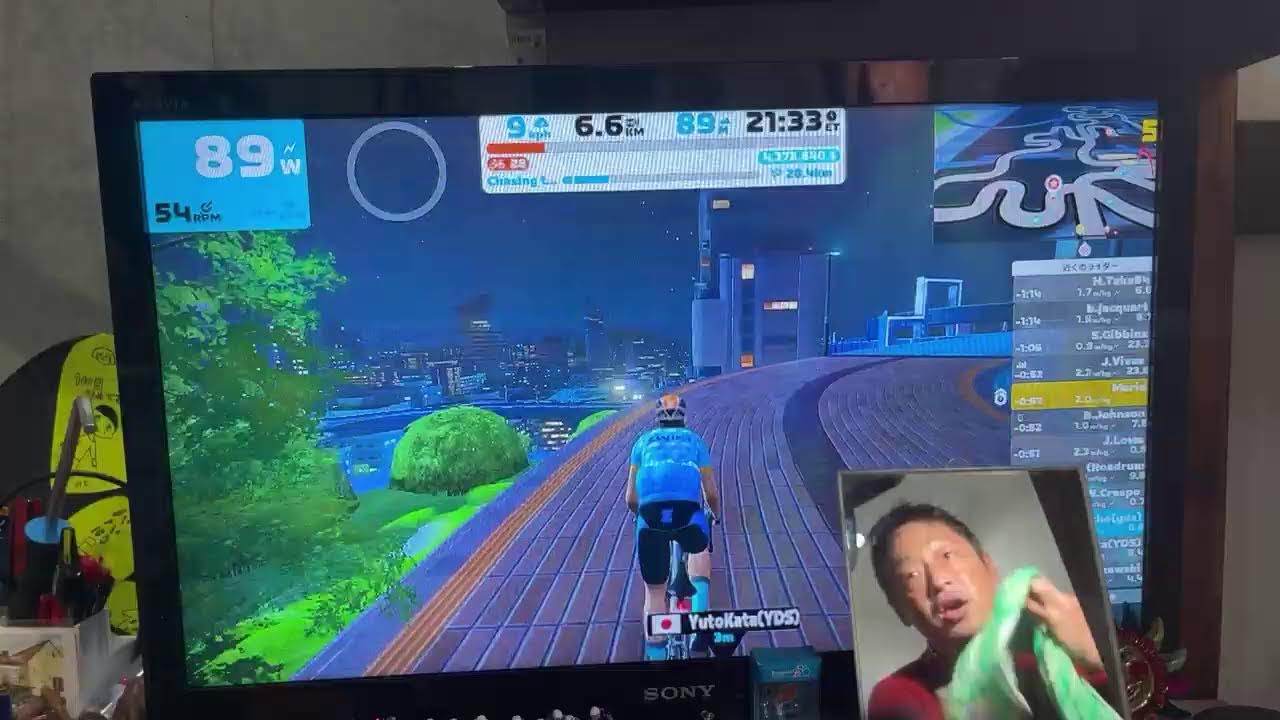 zwift MAKURI ISL 完全制覇　全クリまで後2面