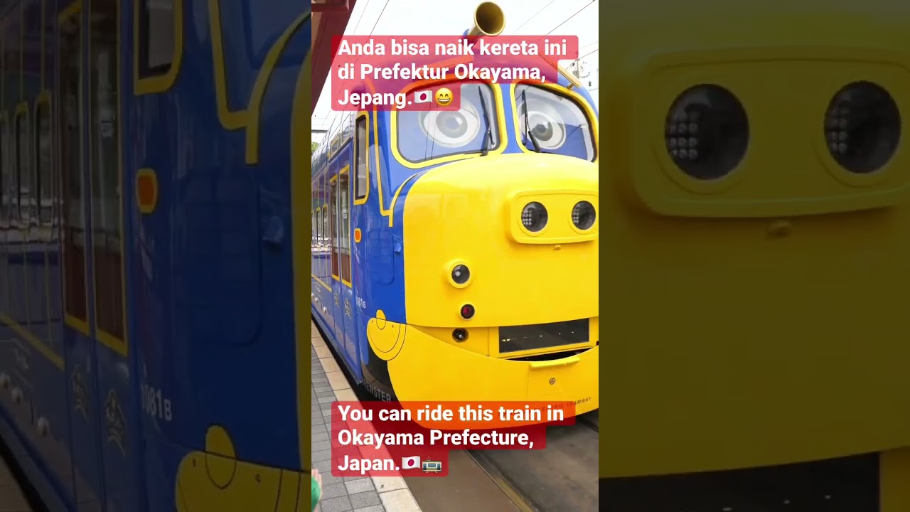 Chuggington Railway in Japan.🇯🇵🚋 Anda bisa naik Kereta Api Chuggington di Jepang.🇯🇵😆#shorts