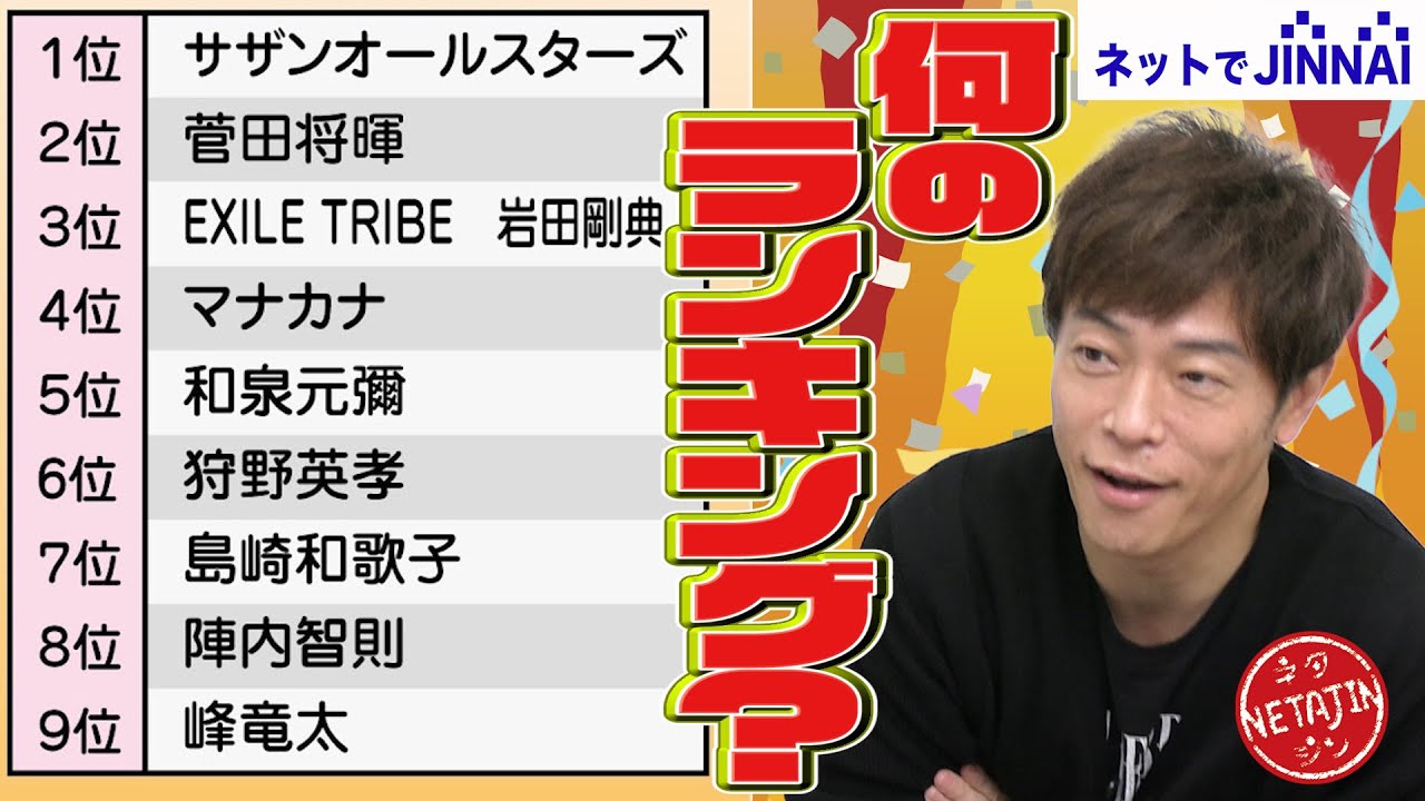 【ネットでJINNAI】コレって何のランキング？抱かれたい？抱かれたくない？SNSで話題のランキングを徹底調査！