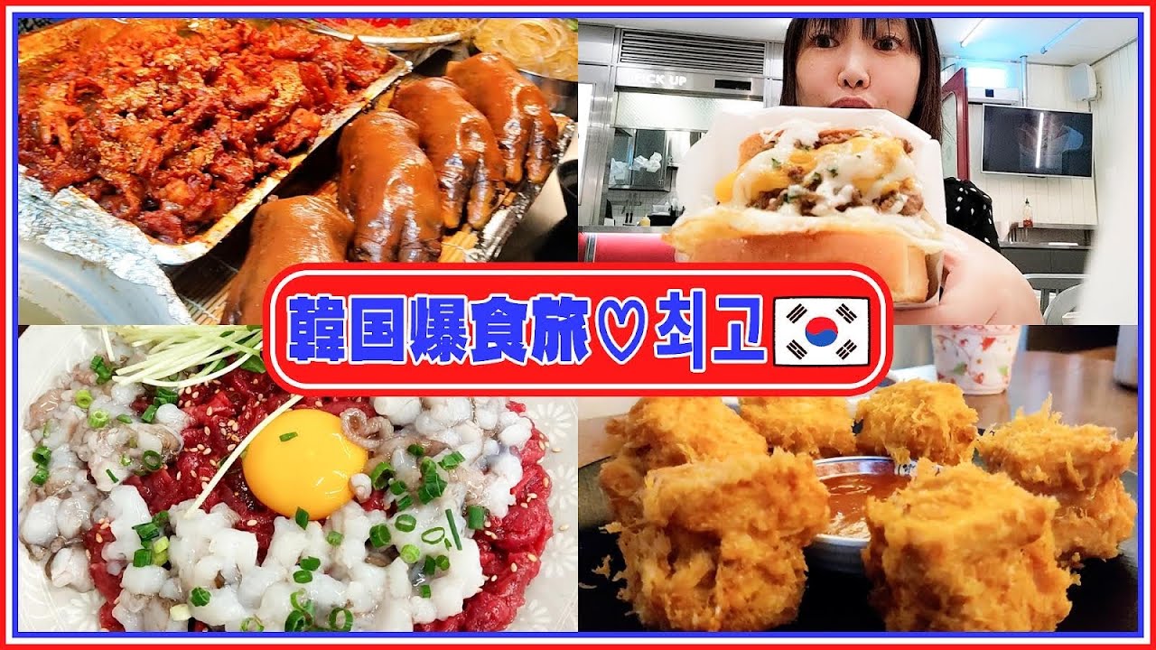 【韓国Vlog】念願のレバ刺し！ぷちょんゆっけ！広蔵市場で爆喰い＆飲み！韓国2日目は高級ホテルに一つのベッドで2人で寝る【木下ゆうか】