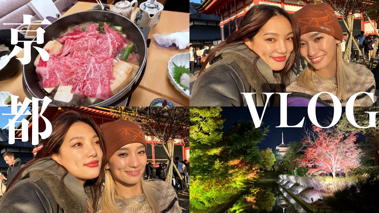 【日帰り京都vlog】紅葉の清水寺がガチで綺麗すぎた🍁✨