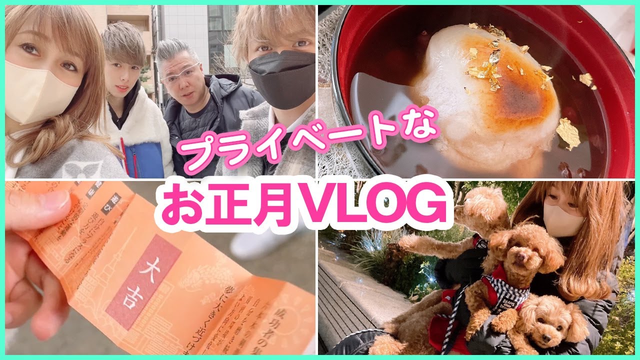 【VLOG】おみくじは大大吉！縁起の良い新年の始まり！