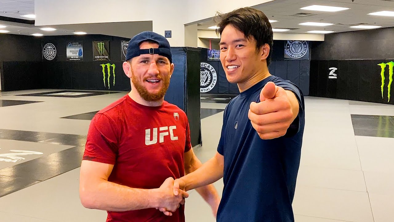 UFC3位のメラブとさっそくトレーニング