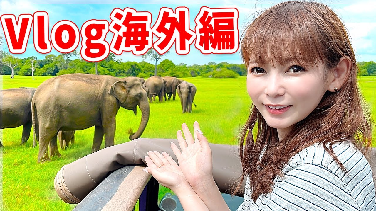 【Vlog海外編】スリランカで野生動物と触れ合ってきました！