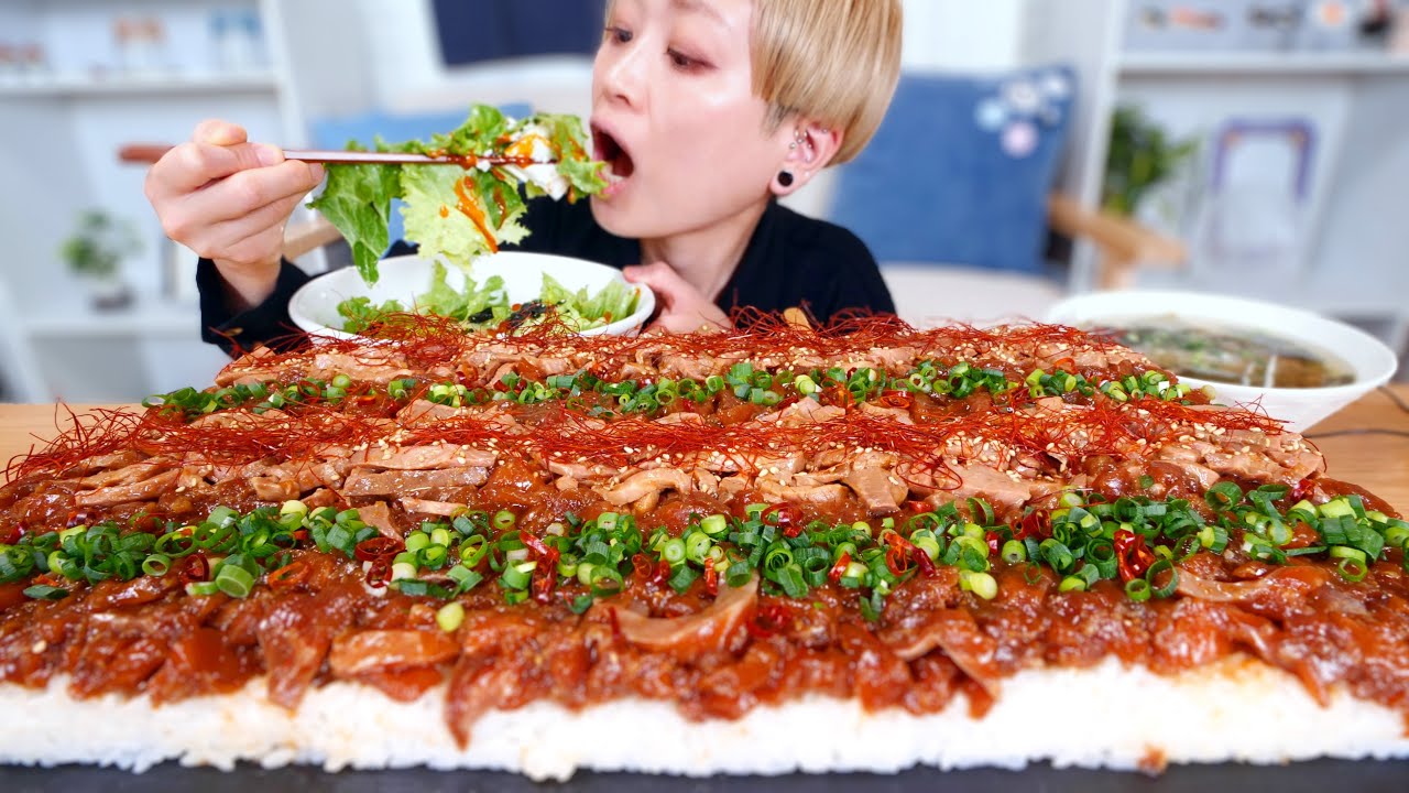 【大食い】ユッケ寿司作って食べたら今夜も優勝。低温調理器さんありがとう【モッパン】【MUKBANG】