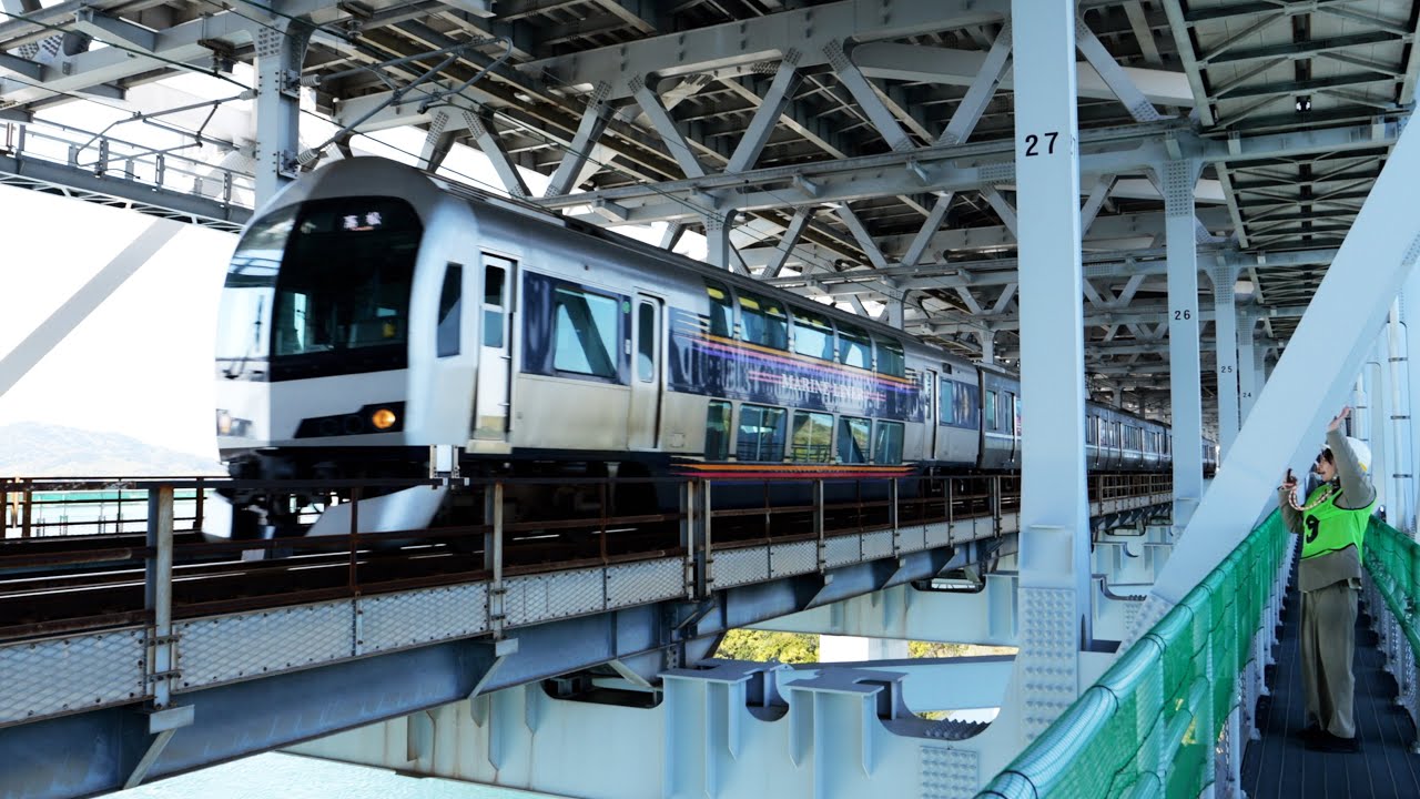 瀬戸大橋管理通路で列車を撮影してきた