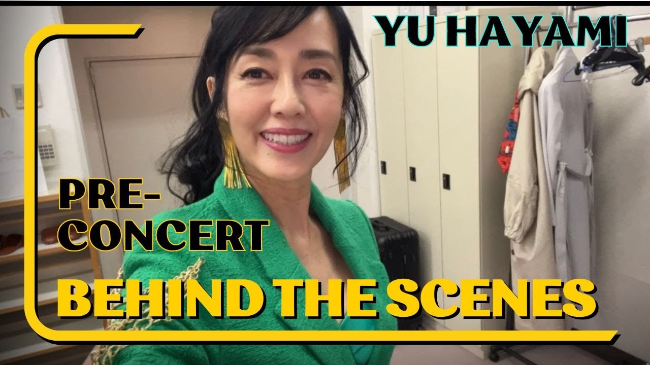 【舞台裏】コンサート前の楽屋を覗いてみて！Behind The Scenes with Yu Hayami