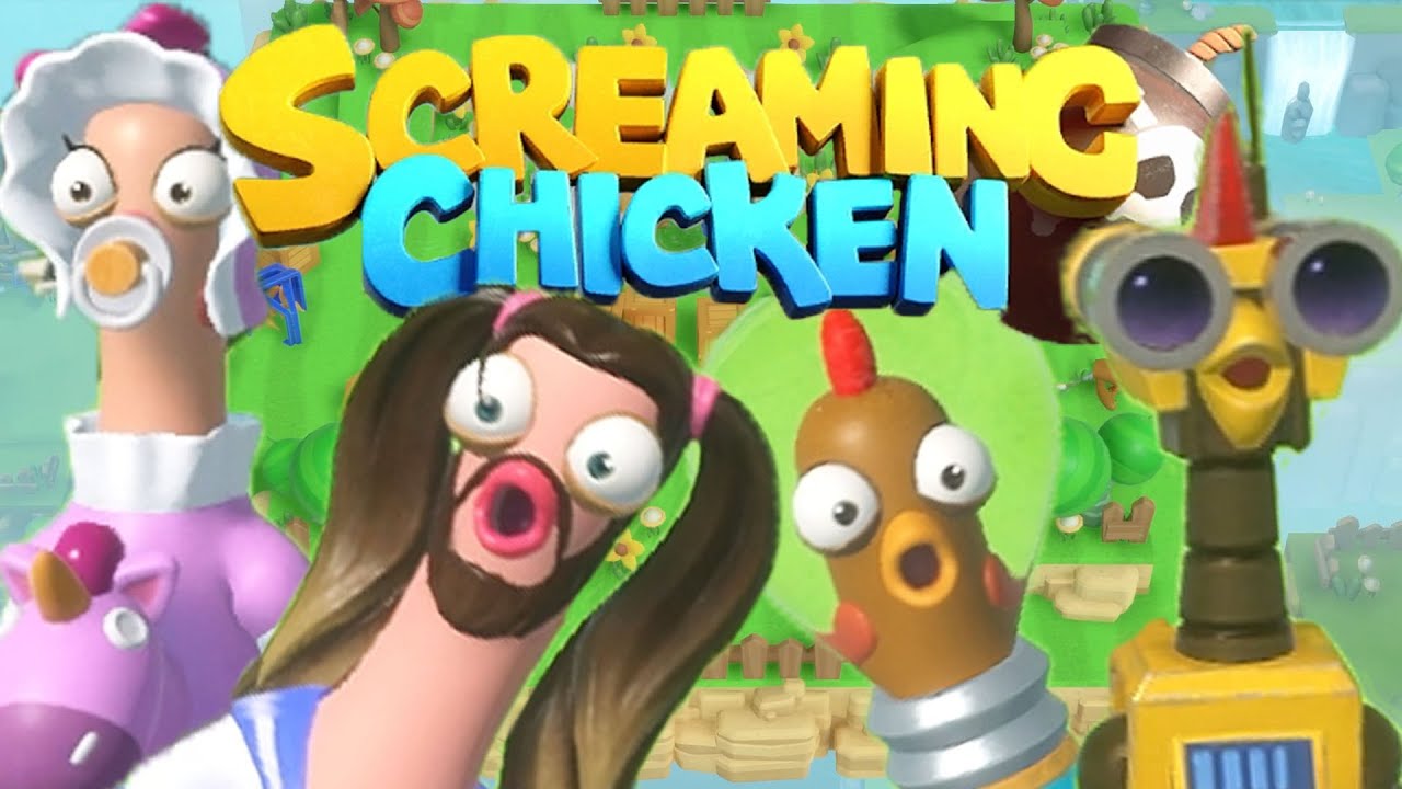 あの鳥のおもちゃになって大乱闘する男たち！【Screaming Chicken: Ultimate Showdown】