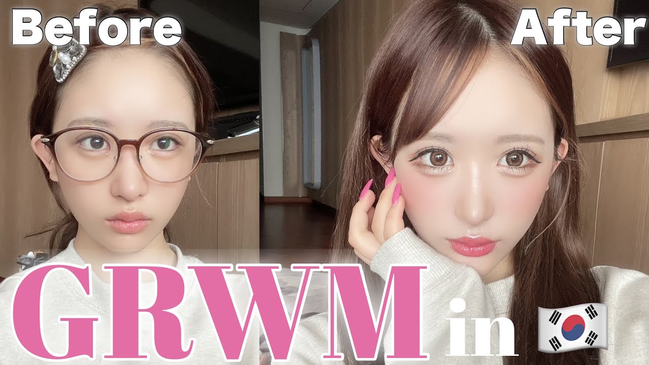 【GRWM🇰🇷】韓国のイケメン探しに来たけどテンション低すぎてどうしようwww