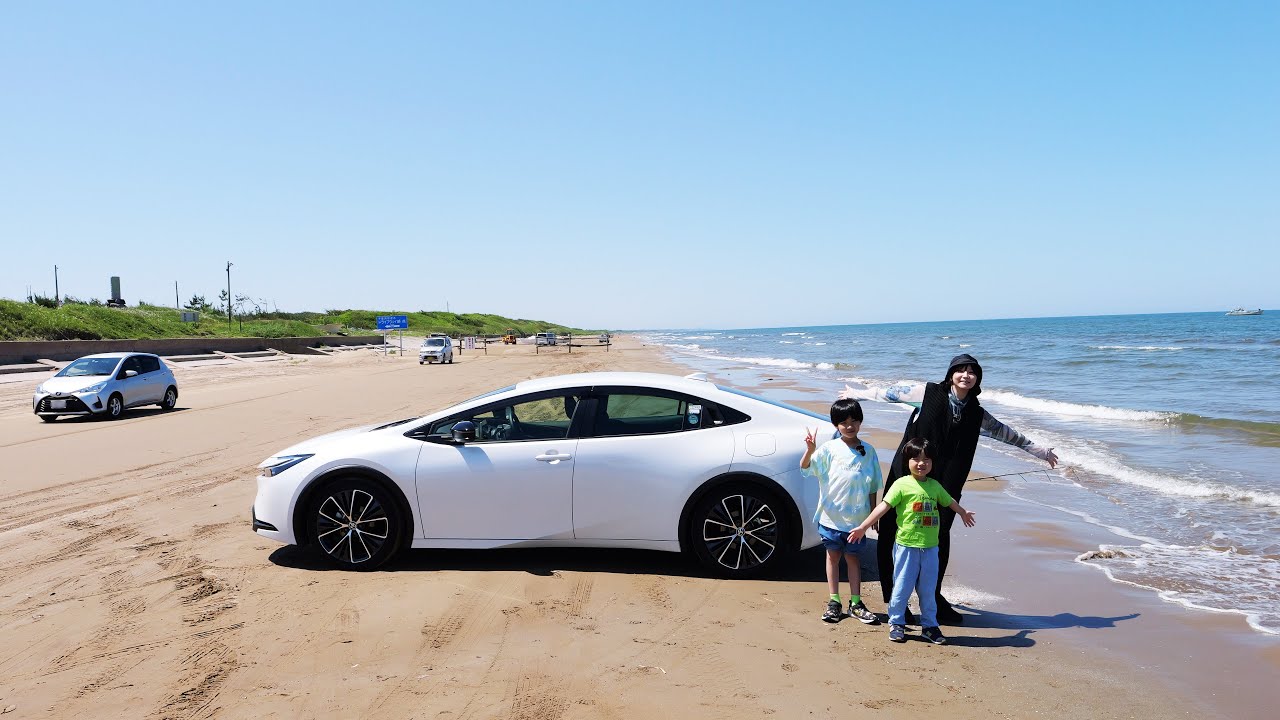 砂浜を自動車が走れる千里浜なぎさドライブウェイに行ってきた