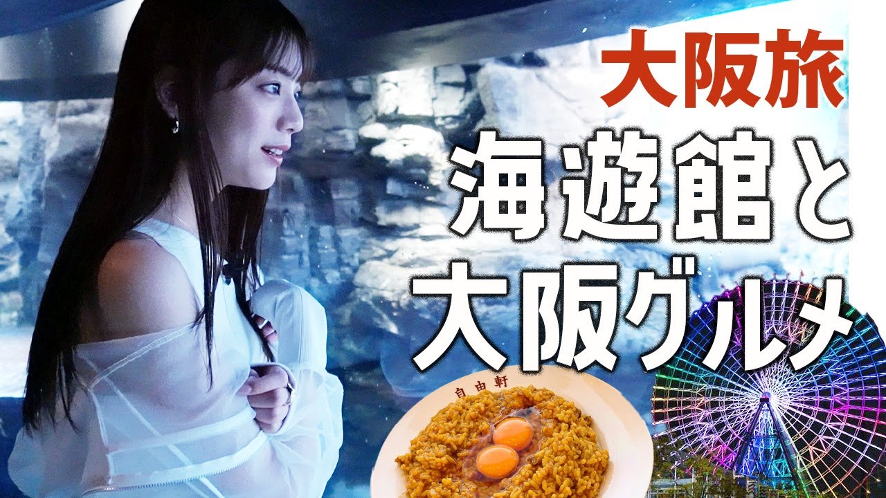 【大阪旅】激旨カレー、海遊館デート、絶叫観覧車…貴島明日香の大阪1日vlog！