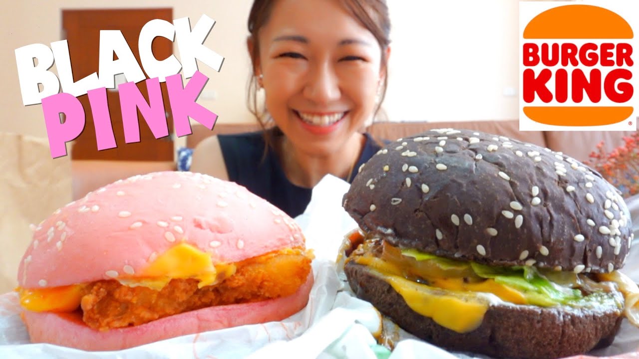 【タイ生活】タイのバーガーキングにピンクと黒のハンバーガー売ってました【ブラックピンク】
