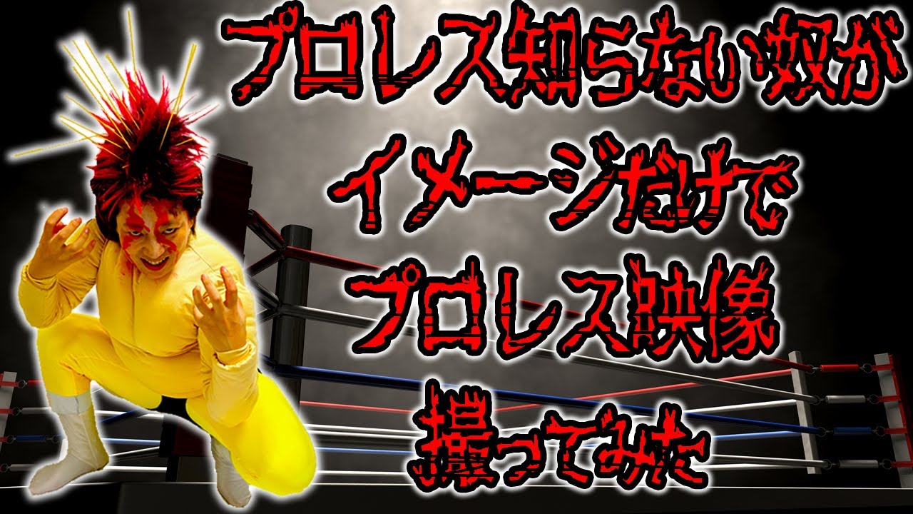 プロレス知らない奴がイメージだけでプロレス映像撮ってみた【プロレス】【レスラー】【やってみた】【日本エレキテル連合】【感電パラレル】