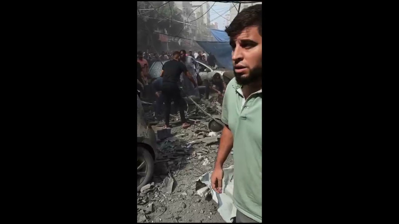 ガザへの空爆続く　その時市民は　現地映像