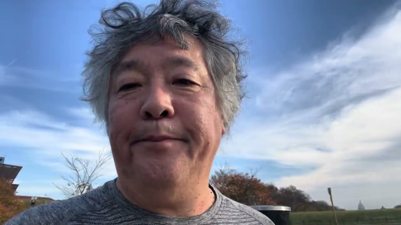 ホワイトハウス、ワシントンモニュメント、ナショナルギャラリーを走る