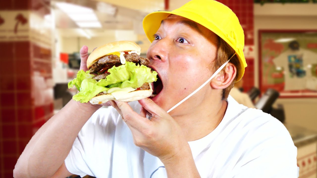 【大食い！？】しんごちん特製ハンバーガー作ってみた！【香取慎吾】