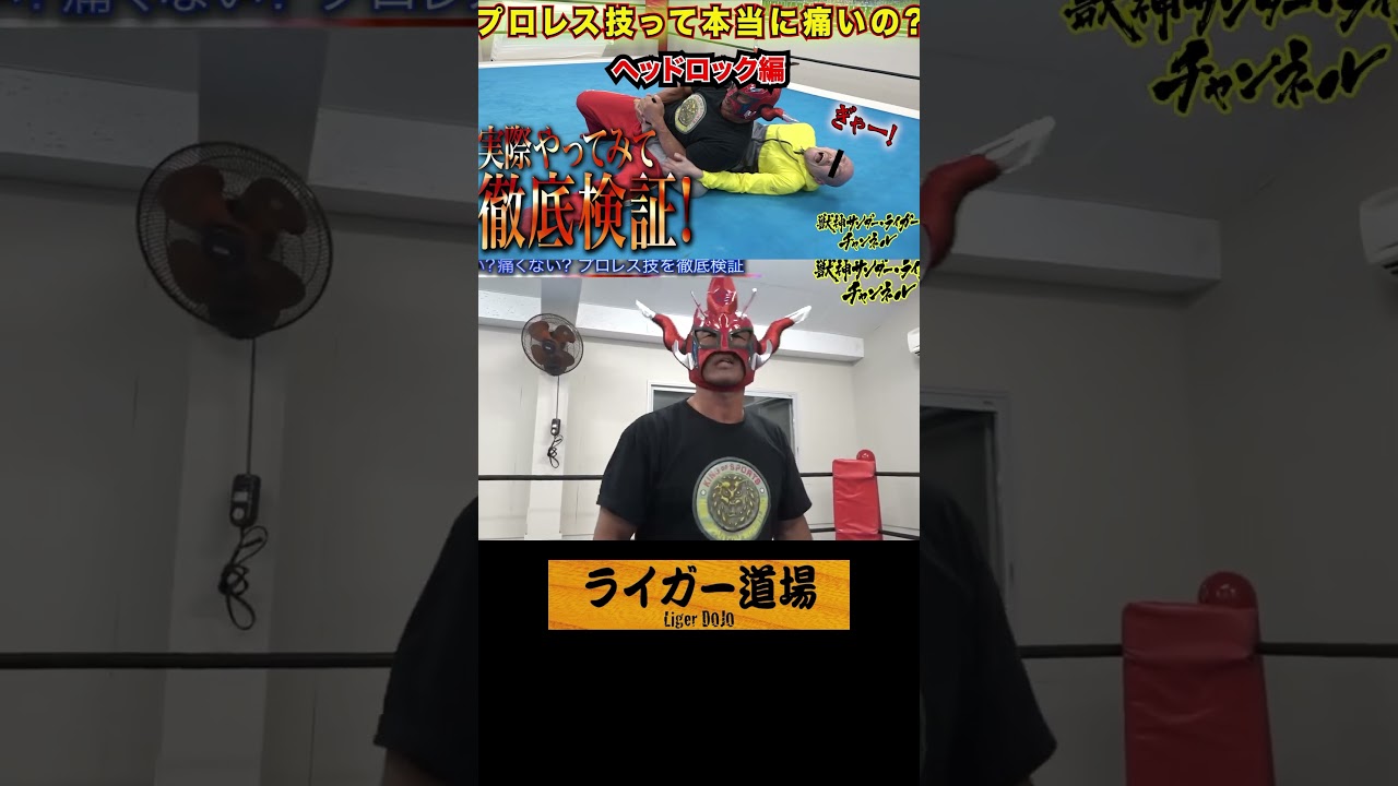 【ライガー道場】ヘッドロック　#獣神サンダーライガー  #プロレス技　#shorts