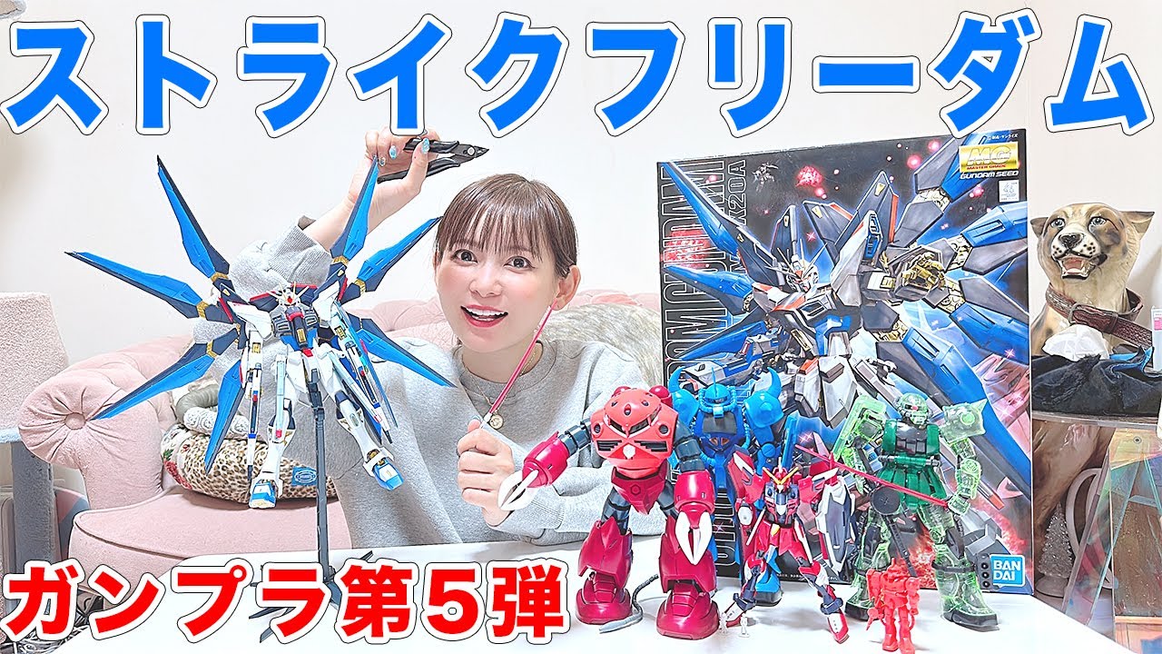 【ガンプラ第5弾】ストライクフリーダムガンダムを組み立ててみました！超カッコいい！！！！！！！！