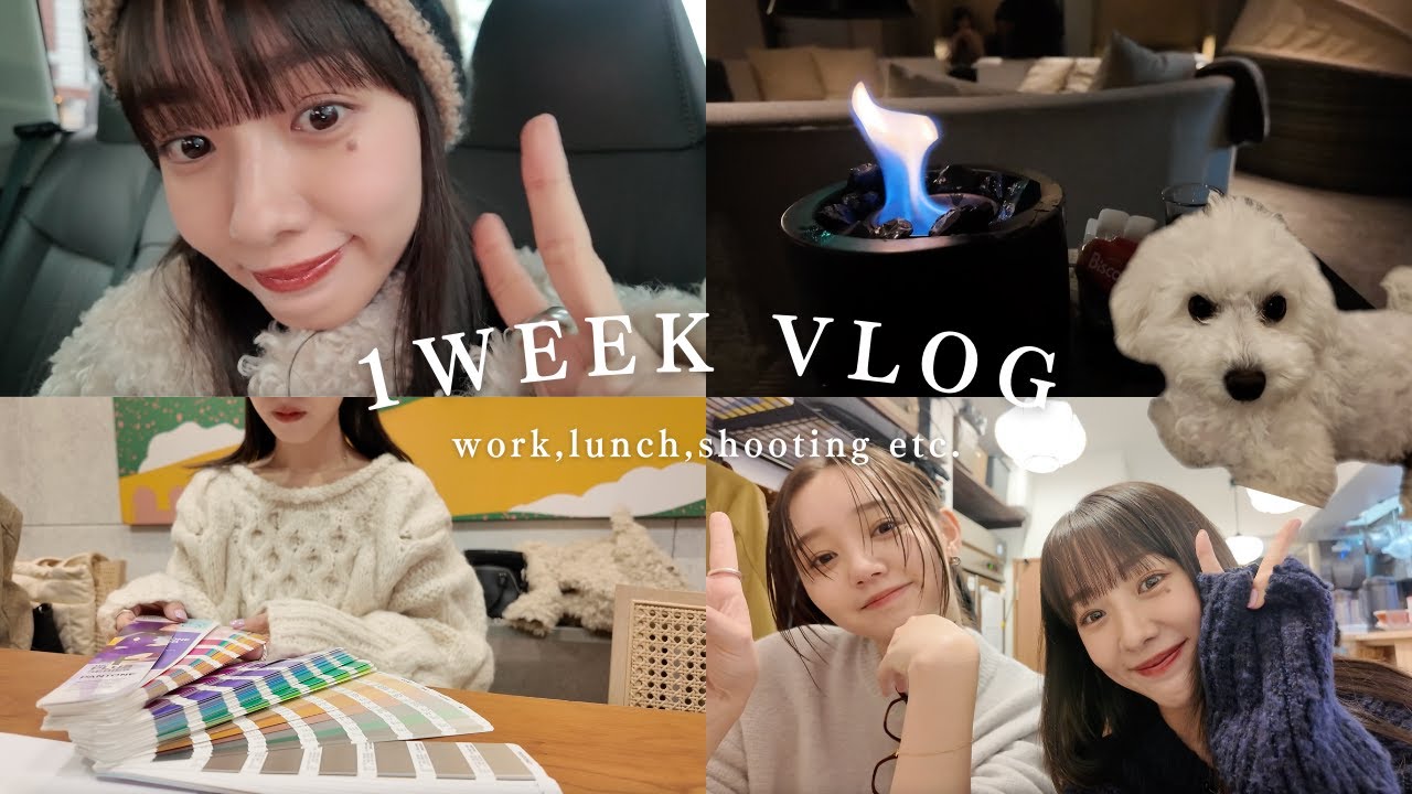 【1週間Vlog】お仕事したり,カフェしたり.ヲタ活したり….の記録🌷