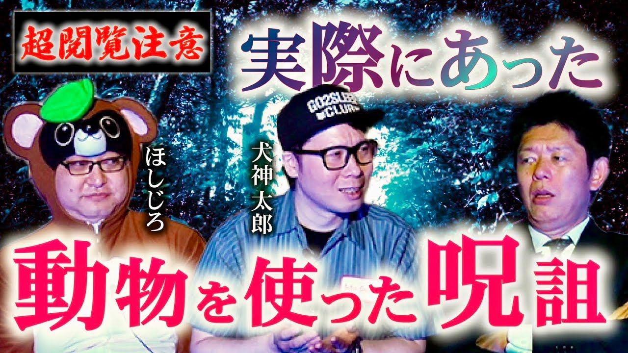 超閲注【犬神太郎&ほしじろ】実際にあった動物を使った呪詛※動物の残酷な描写があります苦手な方は視聴を控えてください『島田秀平のお怪談巡り』