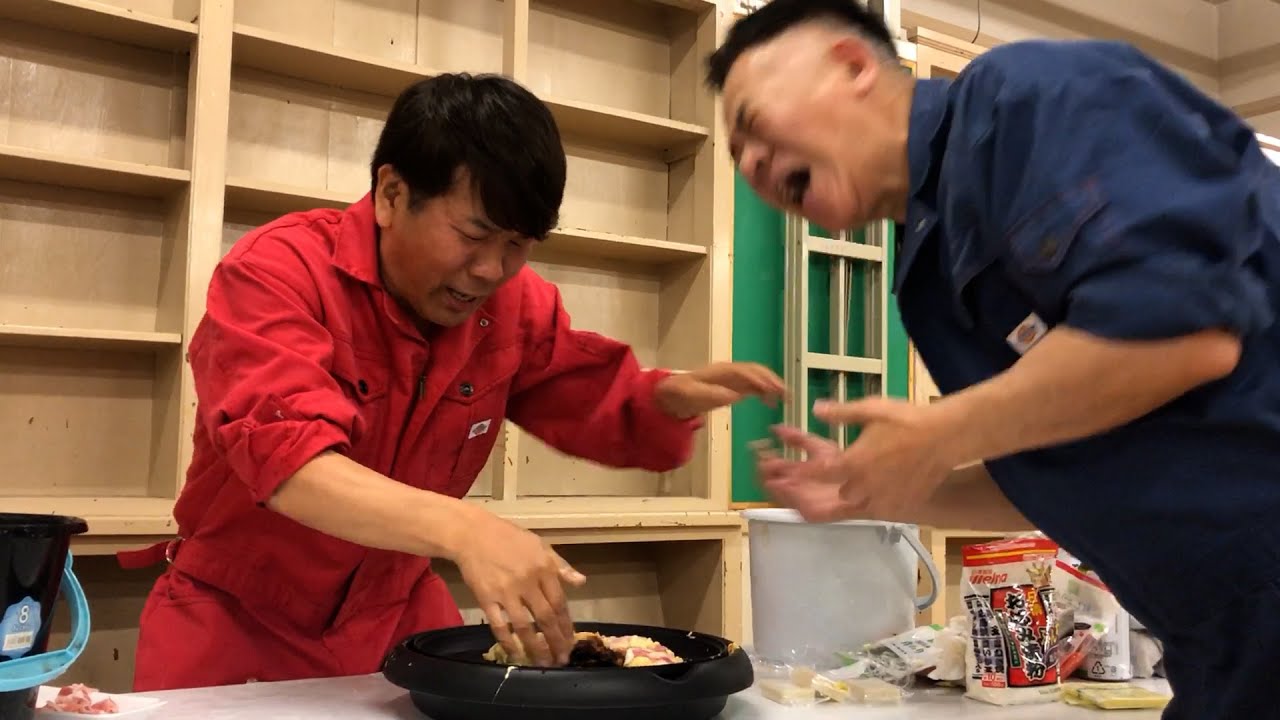 【激熱死闘】素手お好み焼き