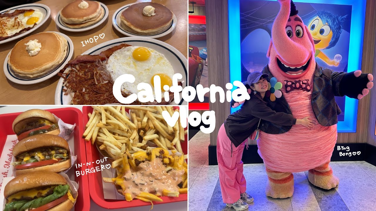 trip vlog｜アメリカ🇺🇸アナハイムで爆食旅🍔🍟🥞🍨